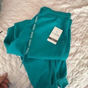 Med Couture Teal Girls' Jogger Pants
